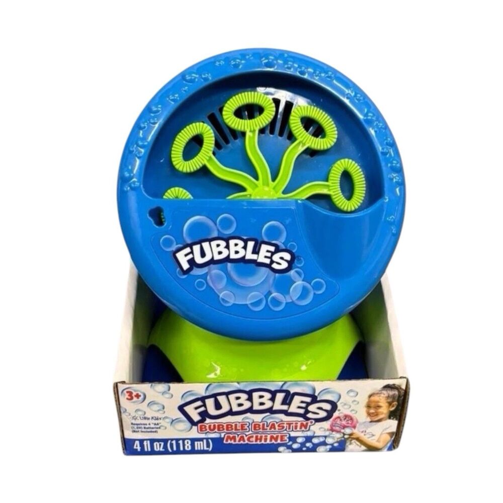 Fubbles Bubbles Blastin Bubble Machine Ages 3+